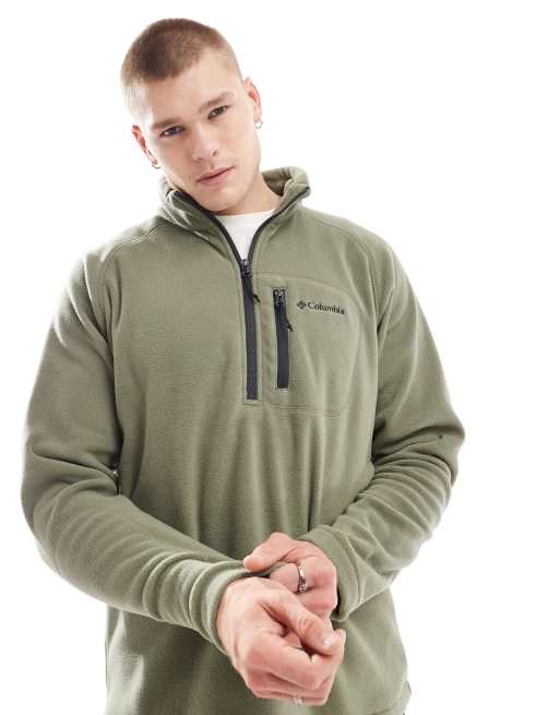 Columbia - Fast Trek III - Fleece met korte rits in groen