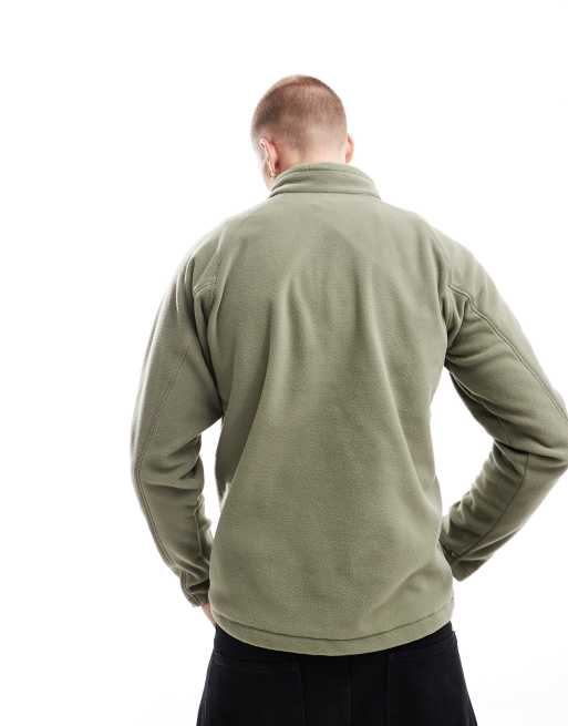 Columbia - Fast Trek III - Fleece met korte rits in groen, 3 van 4