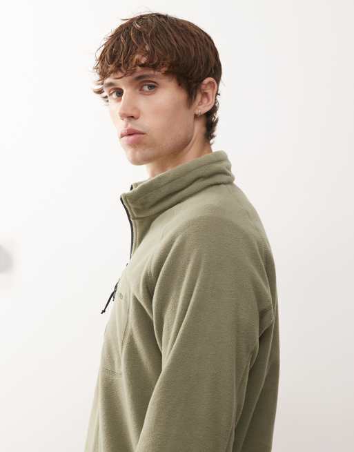 Columbia - Fast Trek III - Fleece met korte rits in groen, 4 van 5