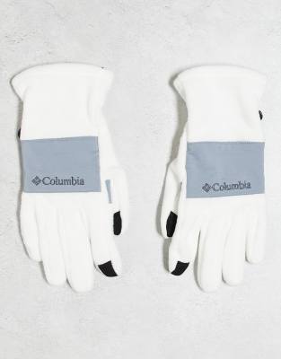 Columbia Fast Trek III gloves in sea salt and city grey