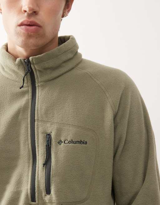 Columbia - Fast Trek III - Grøn fleece med halv lynlås, 5 af 5