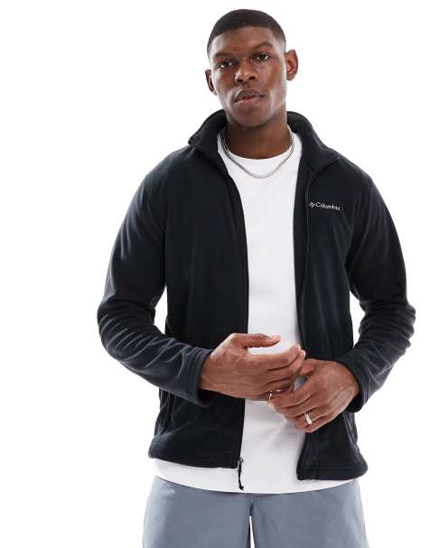 Columbia Fast trek light fz fleece in black - view 1