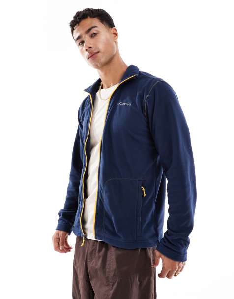 Columbia Fast trek light fz fleece in blue - view 1