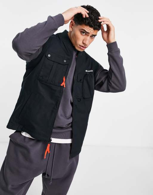 Columbia - Field ROC II - Vendbar vest i sort/rød