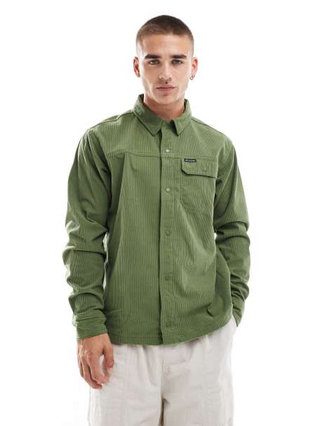 Columbia - Flare Gun - Camicia verde in velluto a coste - view 1