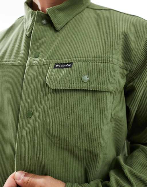 Columbia Flare-Gun corduroy shirt in green, 4 of 4