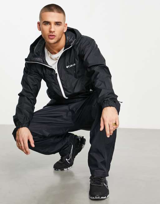 Columbia Flash Challenger anorak jacket in black