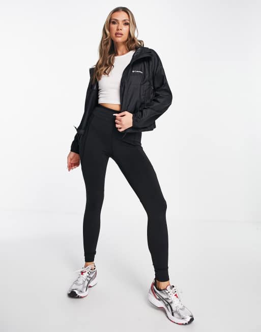 Columbia Flash Challenger cropped windbreaker jacket in black