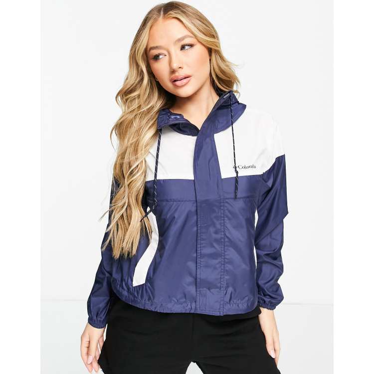 Columbia Flash Challenger cropped windbreaker jacket in black