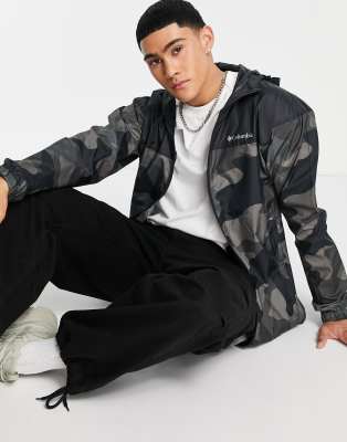 columbia black camo jacket
