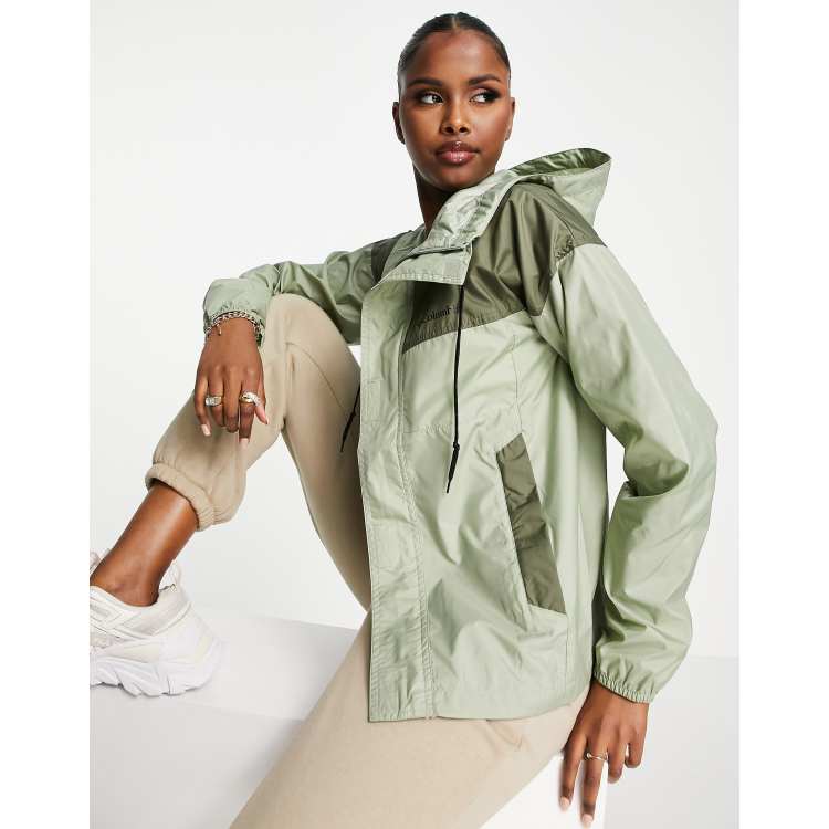 Khaki 2025 windbreaker womens