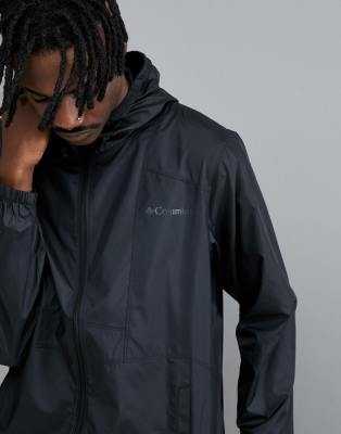 columbia black windbreaker jacket