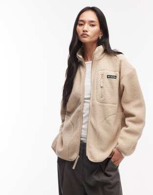 Columbia - Flow Finder - Fleece in Beige mit Reißverschluss, exklusiv bei ASOS-Neutral