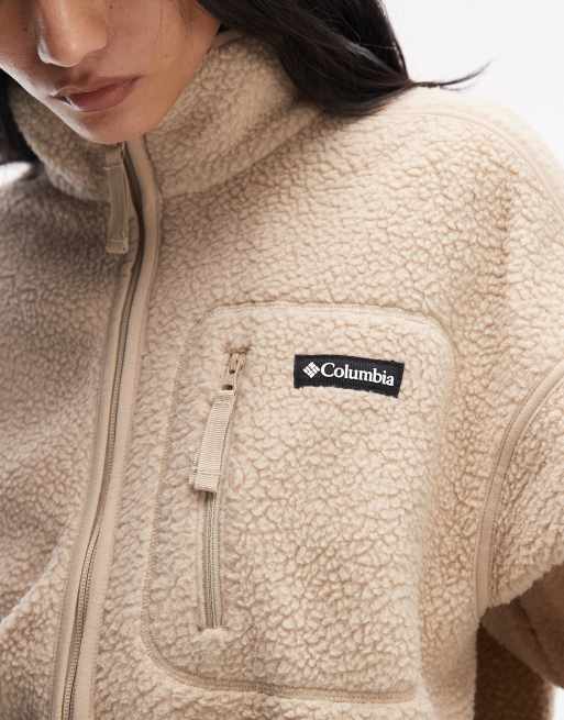 Columbia - Flow finder - Fleece met rits in beige, exclusief bij ASOS, 3 van 4