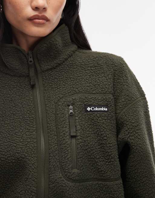 Columbia - Flow Finder - Mørkegrøn fleece med lynlås - Kun hos ASOS, 3 af 4