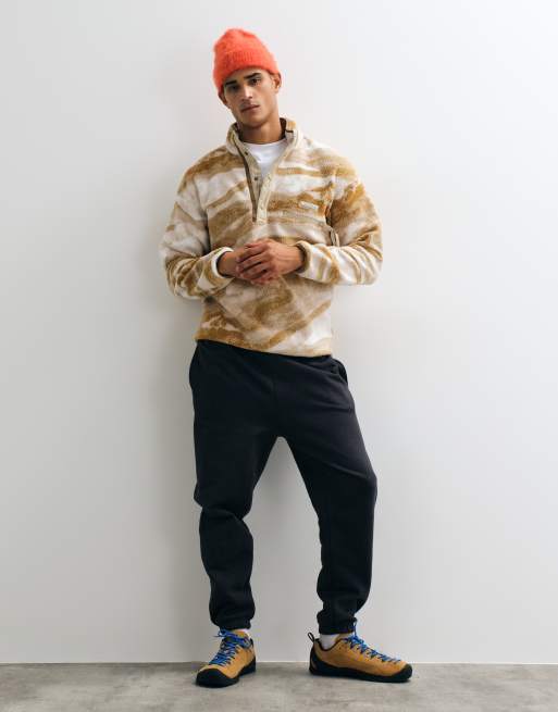 Columbia - forro polar con medio cierre a presión estampado en beige, 5 de 5