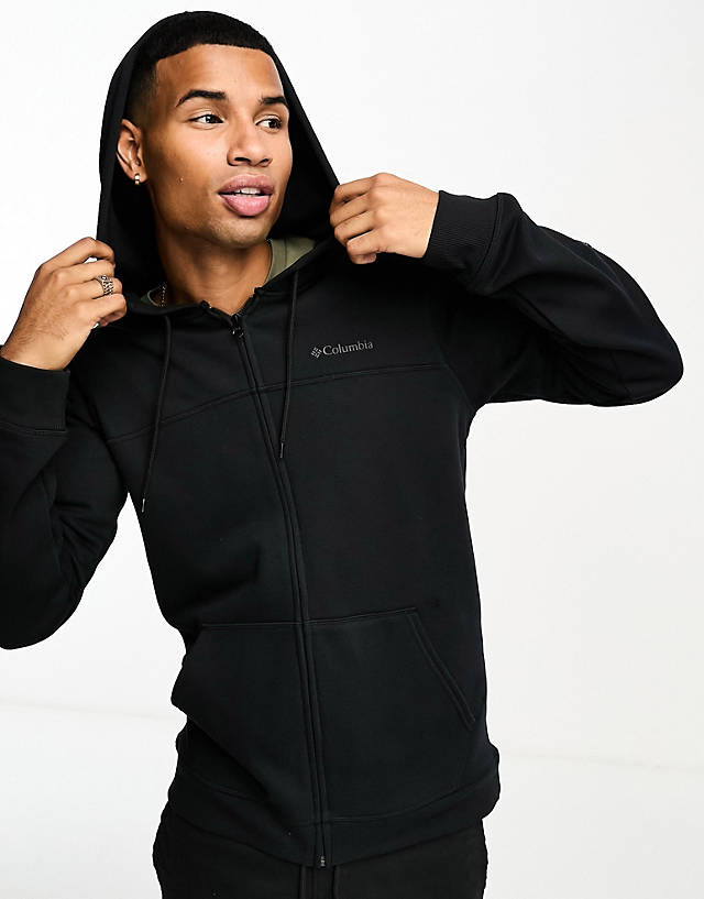 Columbia - full zip hoodie in black