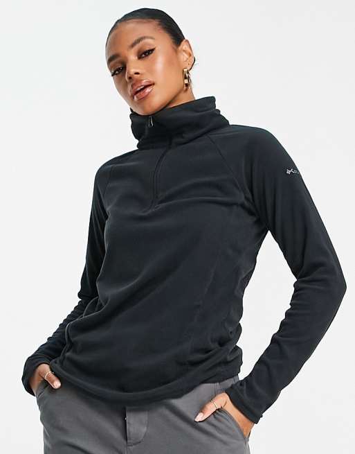 Columbia Glacial Half Zip Fleece in Black