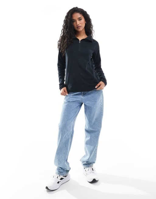 Columbia glacial 1/4 zip hoodie in black , 4 of 4