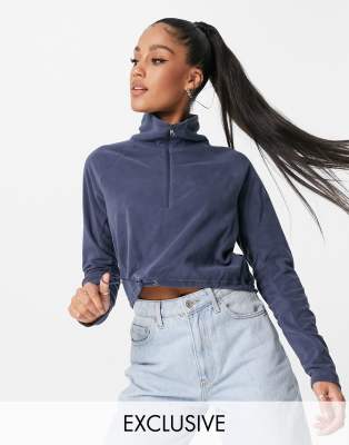 Uo angela fleece hot sale pullover top