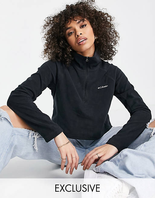 Women Columbia Glacial Cropped fleece in black Exclusive at  