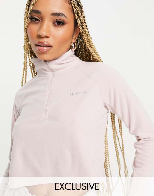 columbia cropped fleece