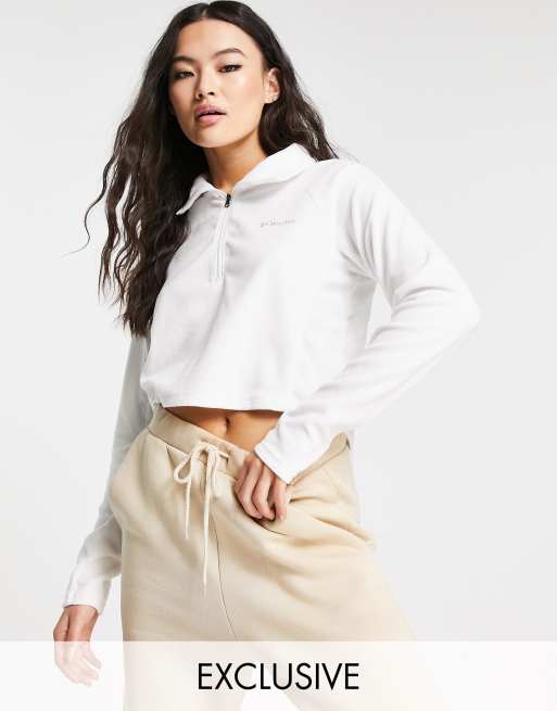 columbia cropped fleece