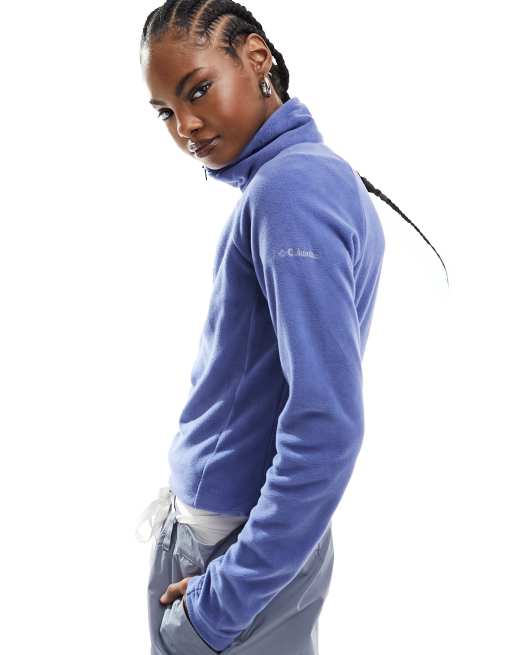 Columbia - Glacial - Fleece met 1/2-rits in blauw 