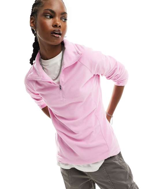 Columbia – Glacial – Fleece-Oberteil in Rosa mit 1/2-Reißverschluss 