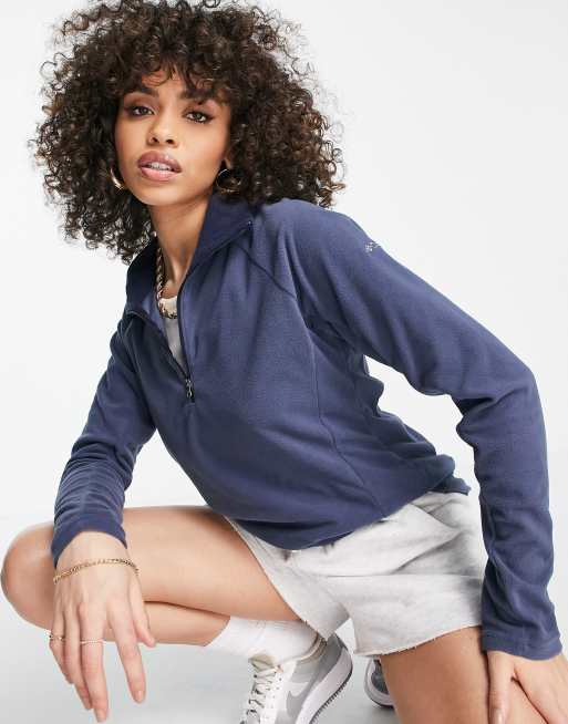 Fleece trui met rits new arrivals