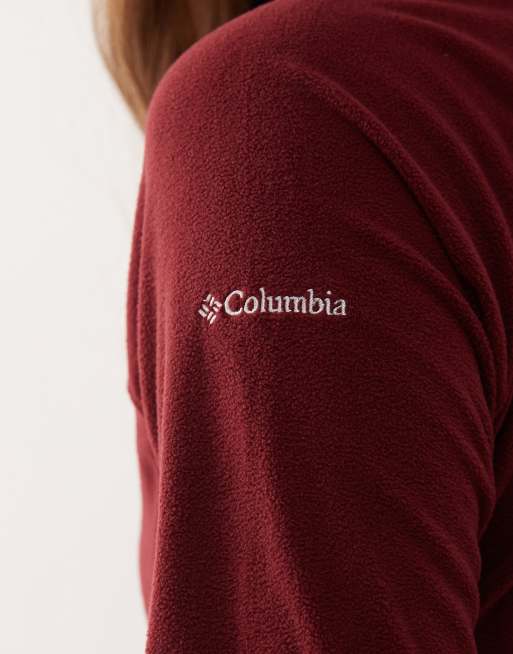 Columbia - Glacial IV 1/2 - Bordeaux fleece med lynlås, 2 af 4
