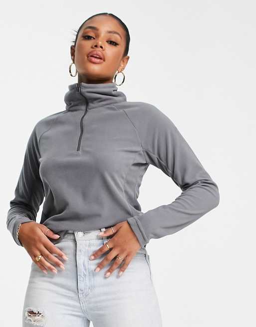 Columbia Glacial IV 1/2 zip fleece in grey Exclusive at ASOS | ASOS