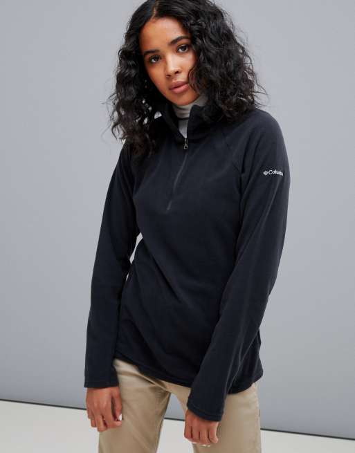 Columbia Glacial IV Half Zip Fleece in Black | ASOS