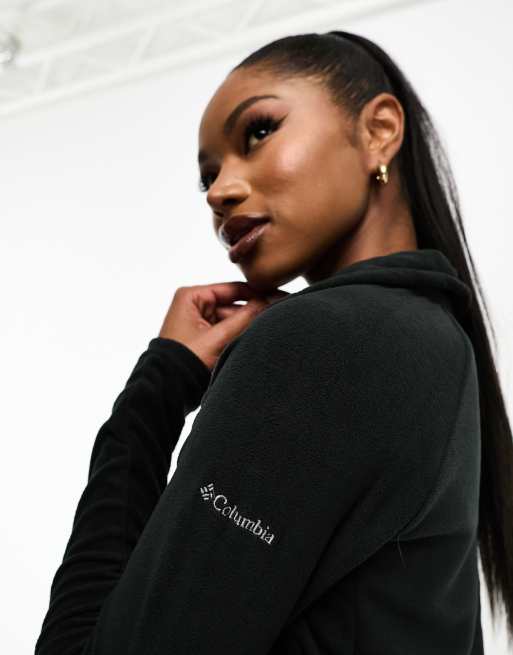 Columbia Glacial IV half zip fleece in black, 3 of 4