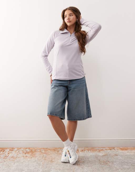 Columbia – Glacial IV – Ljuslila fleecetröja med 1/2-lång dragkedja, 4 av 4