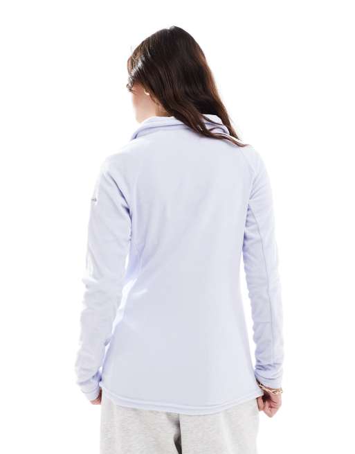 Columbia - Glacial IV - Lyslilla mikro-fleece med halv lynlås, 4 af 4