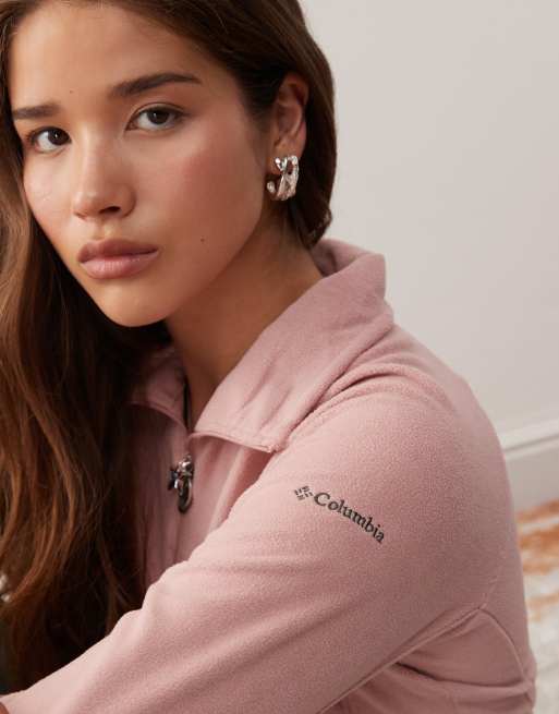 Columbia – Glacial IV – Rosa fleecetröja med kort dragkedja, 2 av 4