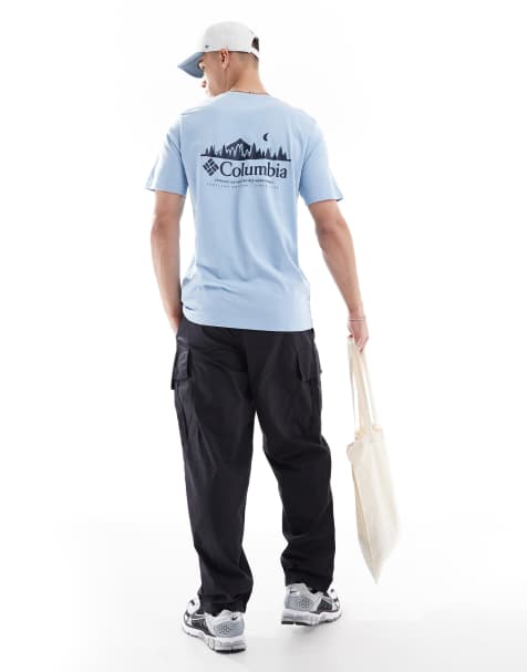 Columbia - Hageman - T-shirt blu con grafica - view 1
