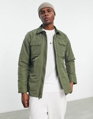Columbia harrington insulated shirt jacket in khaki - ASOS Price Checker