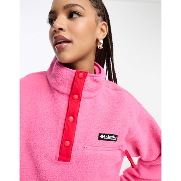 Columbia fleece pink sale