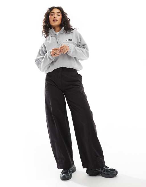 Columbia Helvetia cropped fleece in grey Exclusive at ASOS , 4 of 4