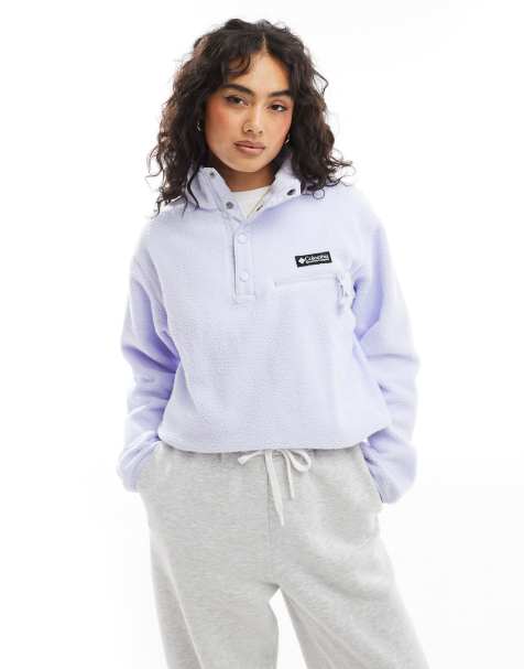 Columbia - Helvetia - Cropped fleece in lila, exclusief bij ASOS - view 1