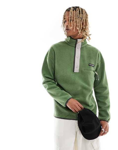 Green mens outlet fleece