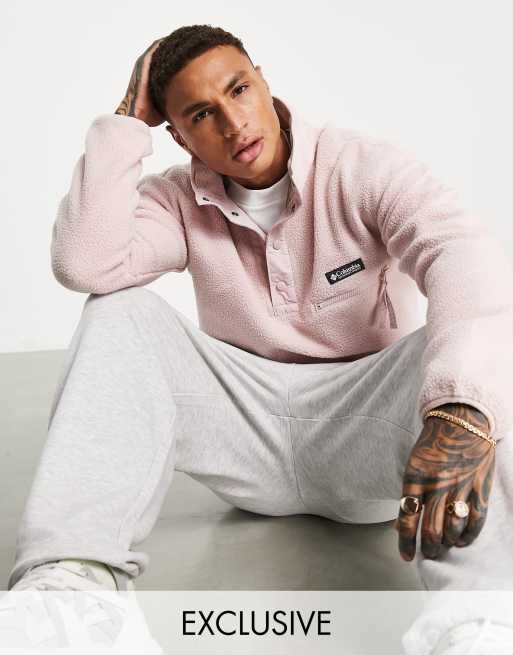 Columbia pink fleece best sale