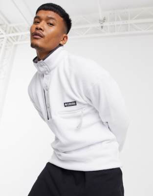 columbia snap fleece