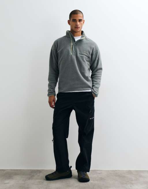 Columbia Helvetia II fleece med halvknäppning i sage, 4 av 5