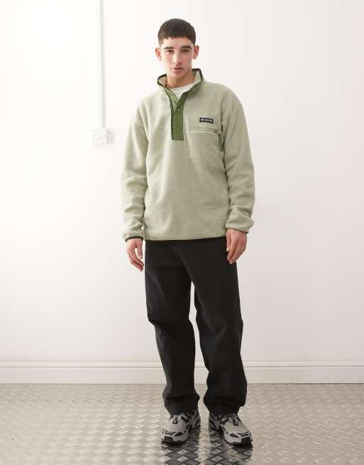 Columbia - Helvetia II - Fleece met drukknopen in groen, 2 van 5