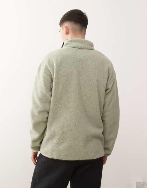 Columbia - Helvetia II - Fleece met drukknopen in groen, 3 van 5
