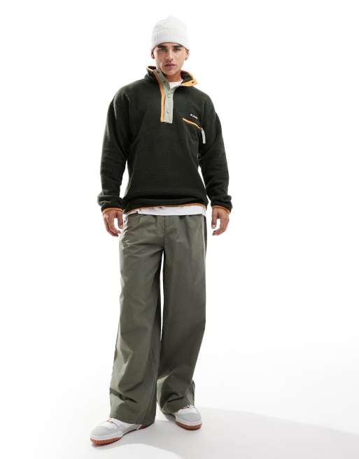 Columbia - Helvetia II - Fleece met drukknopen in groen, 4 van 4