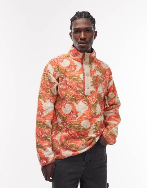 Columbia - Helvetia II - Fleece met drukknopen in rood - view 1